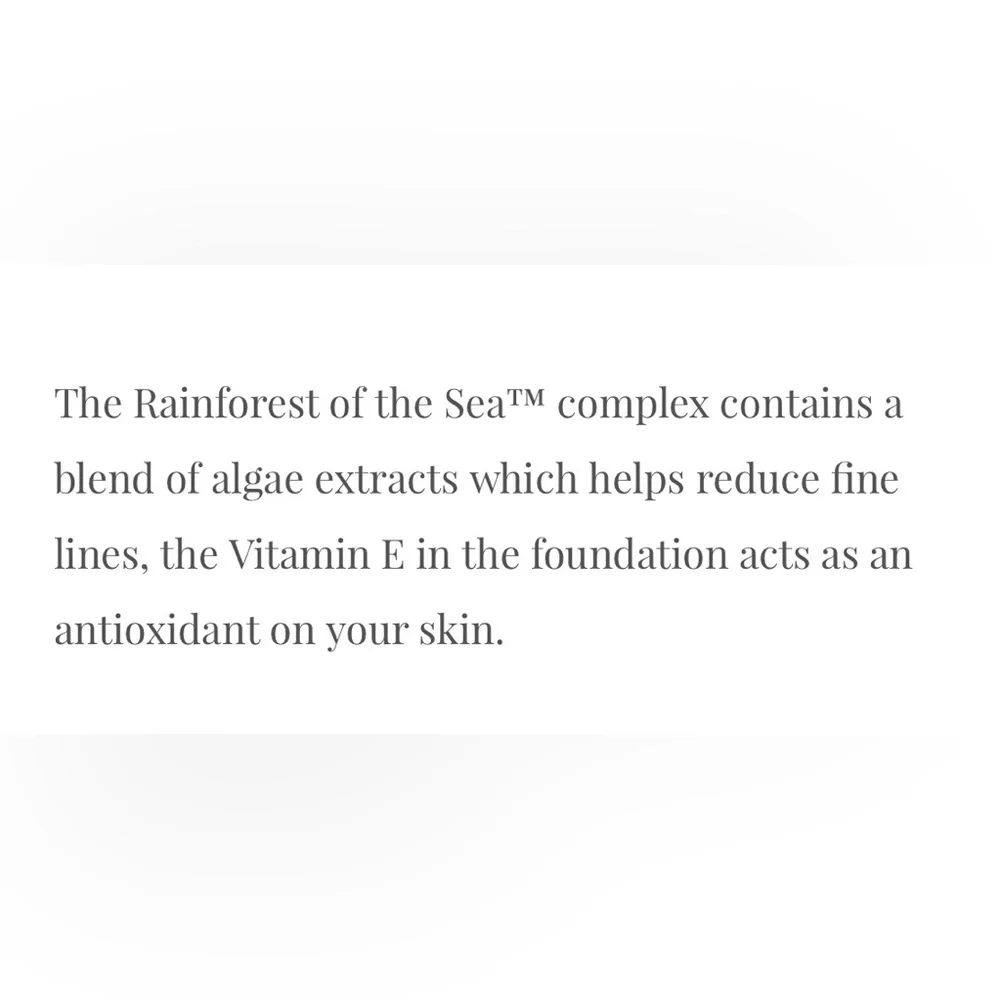 RARE TARTE SEA FOUNDATION